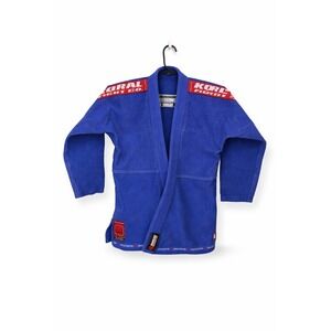 Koral Fight Co Classic BJJ Gi Jacket Blue Size A0 Brazilian Jiu Jitsu Kimono